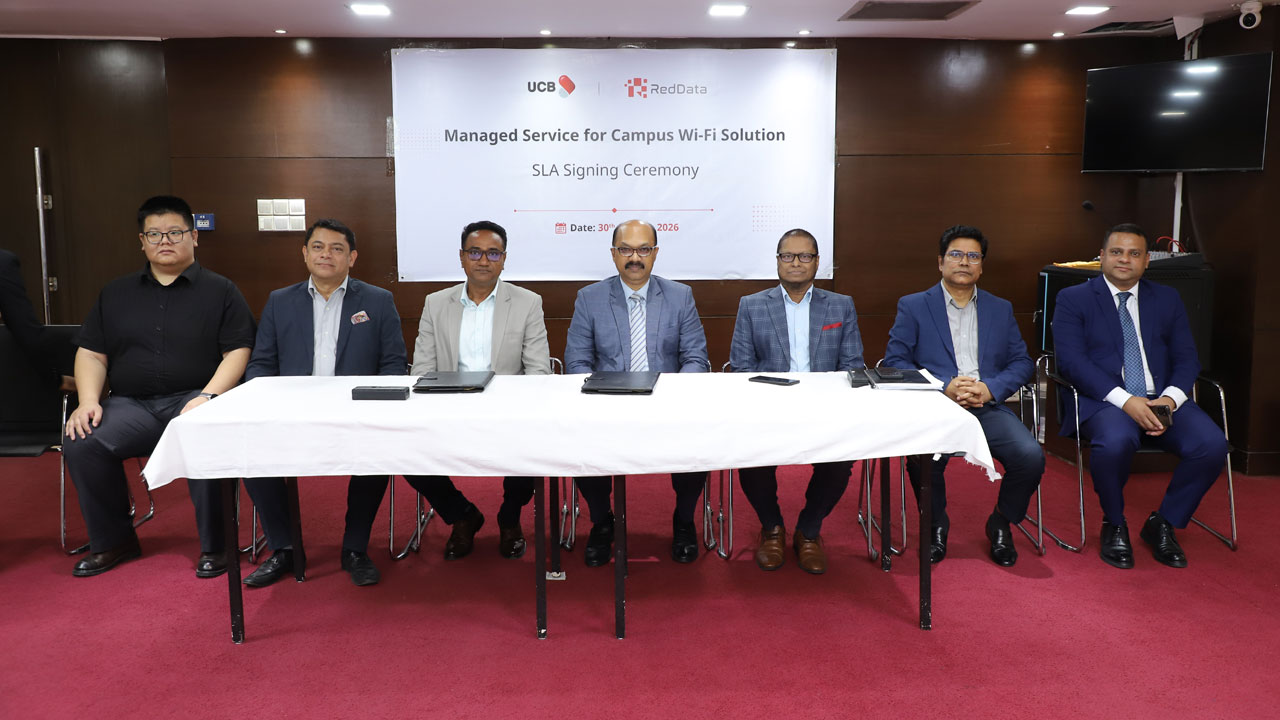 ইউসিবির করপোরেট অফিসের ওয়াই-ফাই ব্যবস্থাপনায় রেড ডাটা